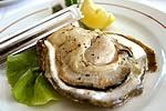 Raw oysters