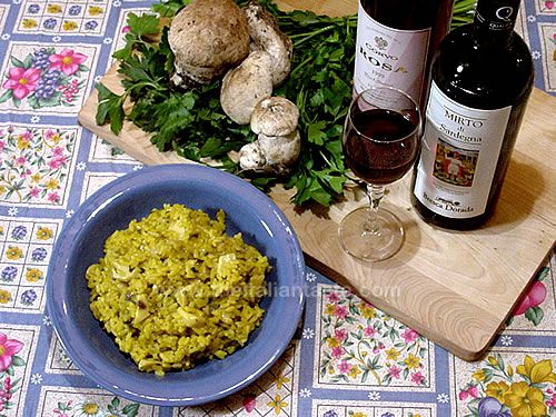 Fresh Mushroom Risotto