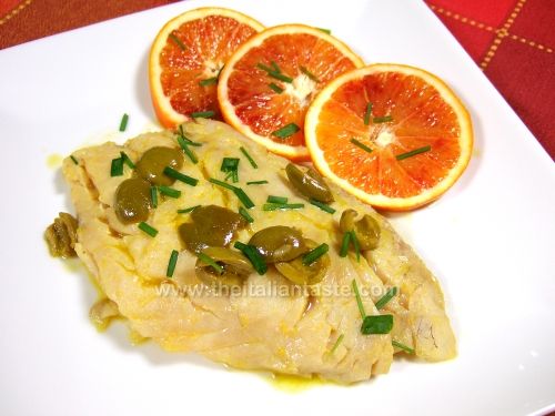 Citrus-flavored grouper fillets