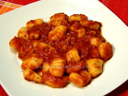 Gnocchi al sugo di carne