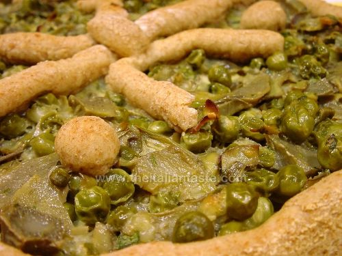 Pea-asparagus-artichoke-savory-tart