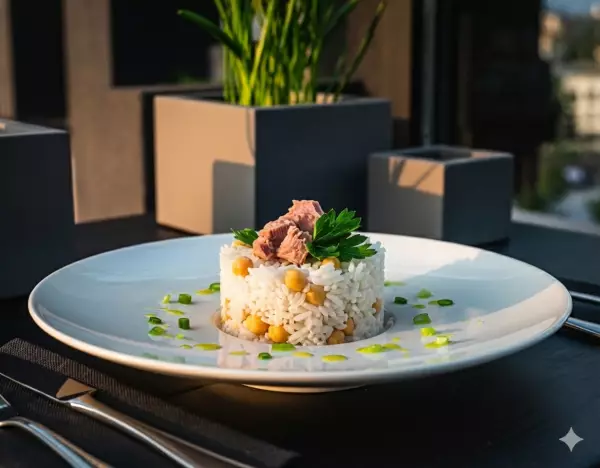 Insalata di riso ceci e tonno