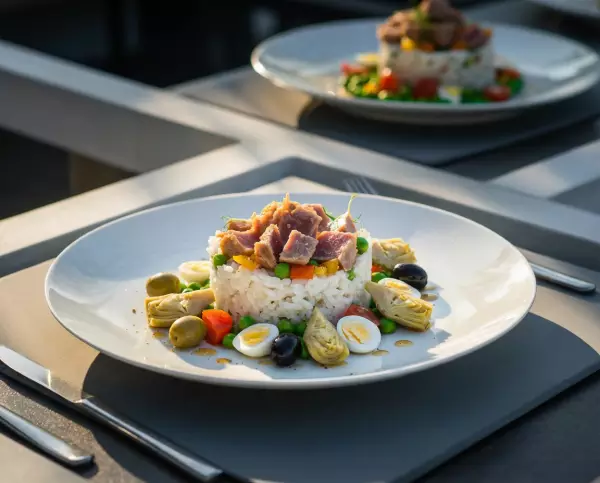 Traditional rice salad