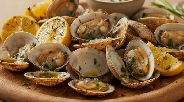 Grilled clams.
