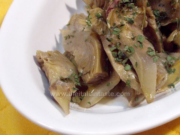 Easy-to-do stewed artichokes
