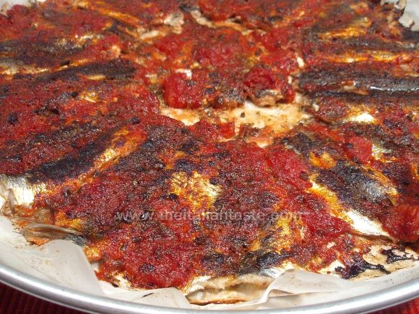 Baked sardines, Sardinia-style