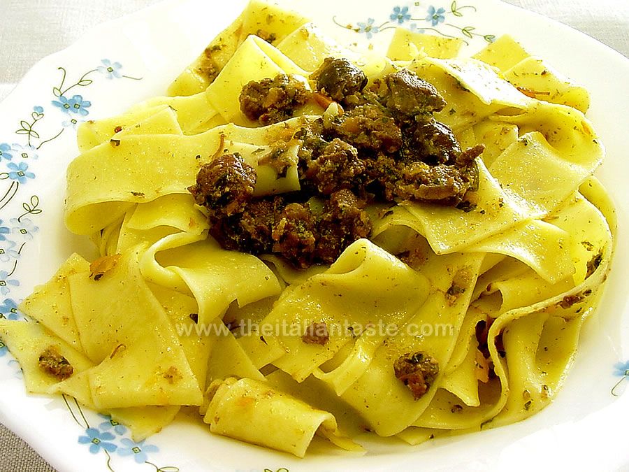 Pappardelle with hare sauce